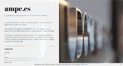 Desktop Screenshot of ampe.es