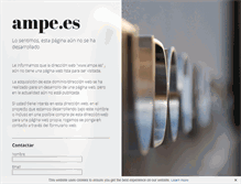 Tablet Screenshot of ampe.es